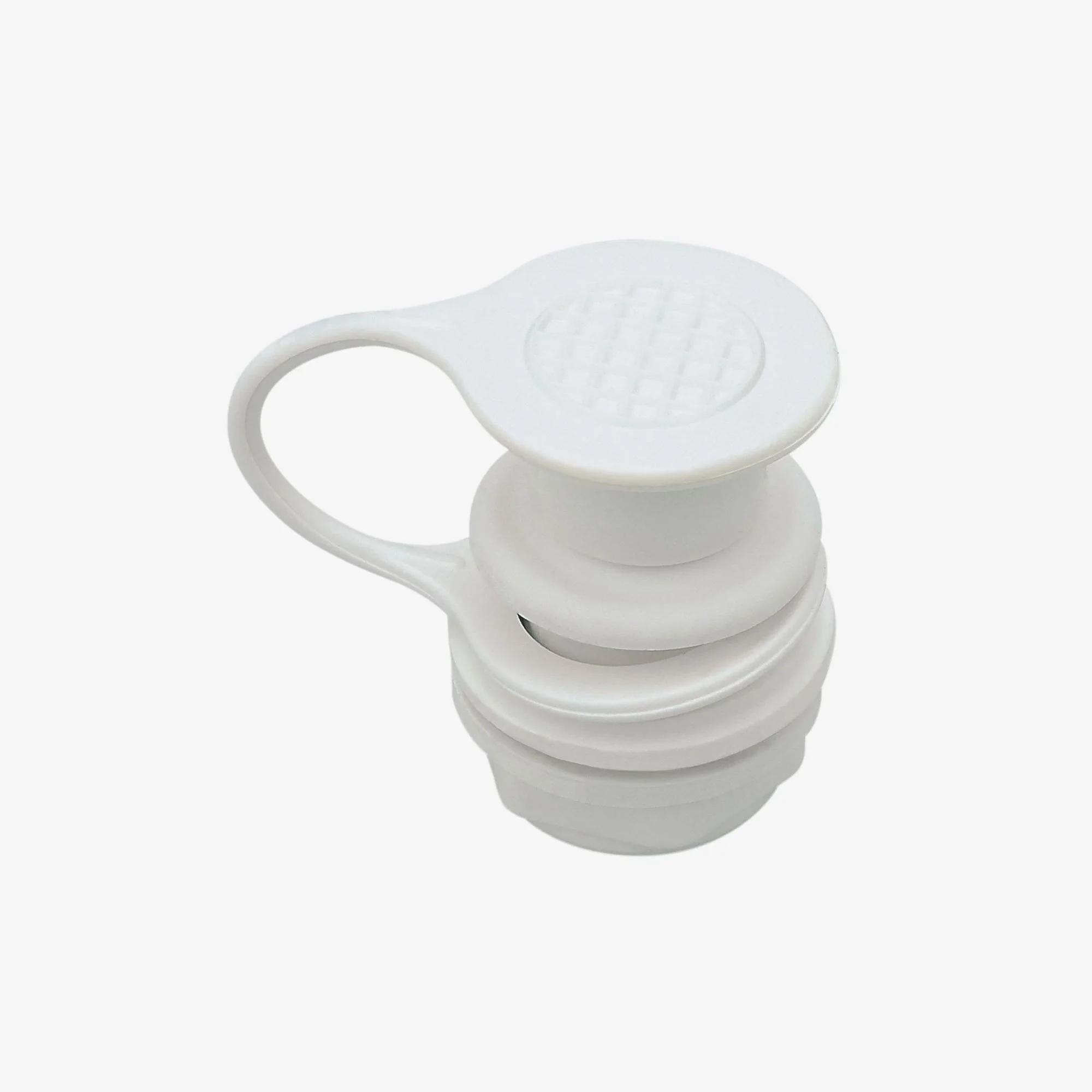 Triple-Snap Drain Plug Assembly With Plastic Tethered Cap