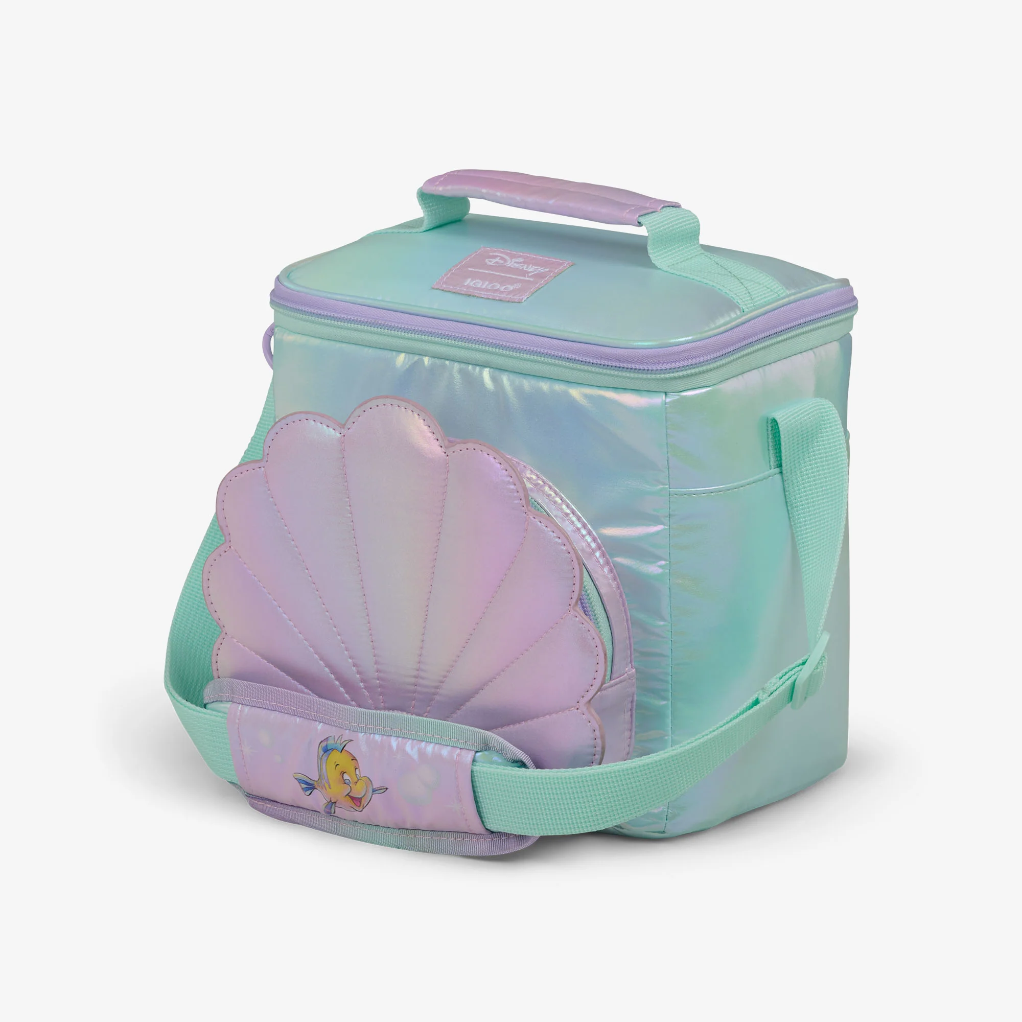 Disney The Little Mermaid Seashell Square Lunch Cooler Bag - Image 2