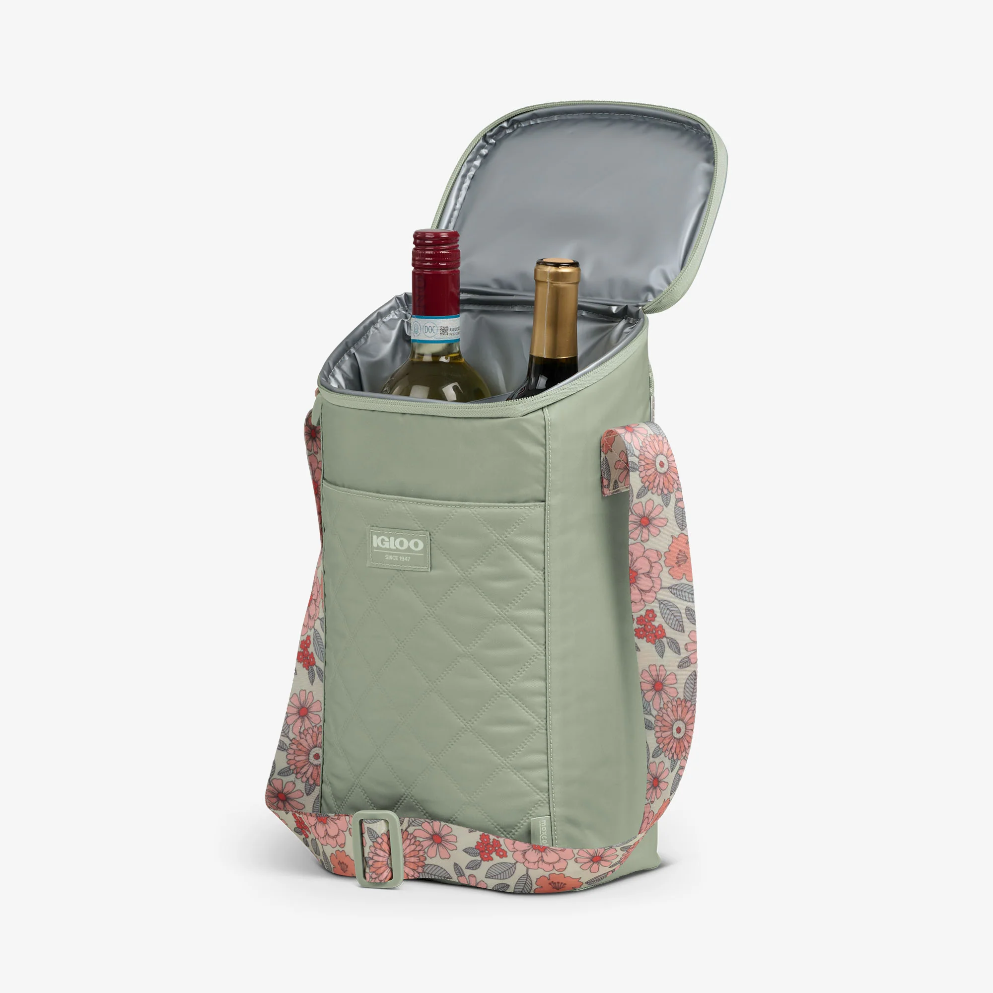 Floral MaxCold® DUO Vertical Crossbody Cooler Bag - Image 3