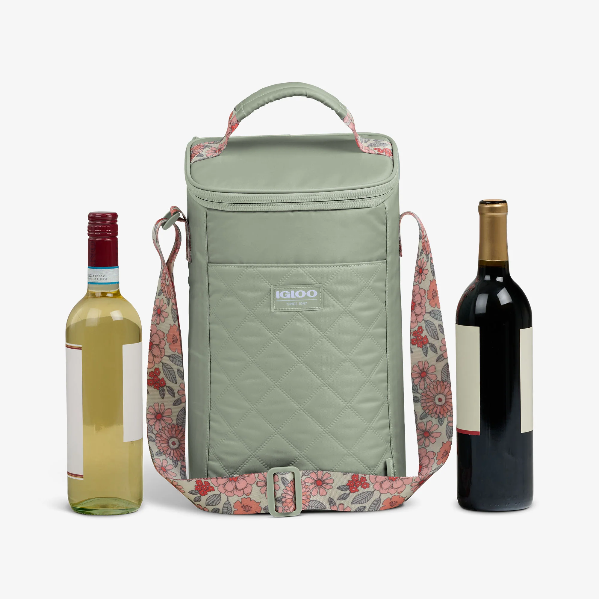 Floral MaxCold® DUO Vertical Crossbody Cooler Bag - Image 5