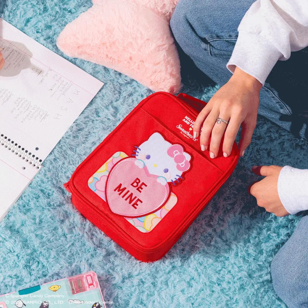 Hello Kitty® and Friends x Sweethearts® Candies Slim Lunch Cooler - Image 7