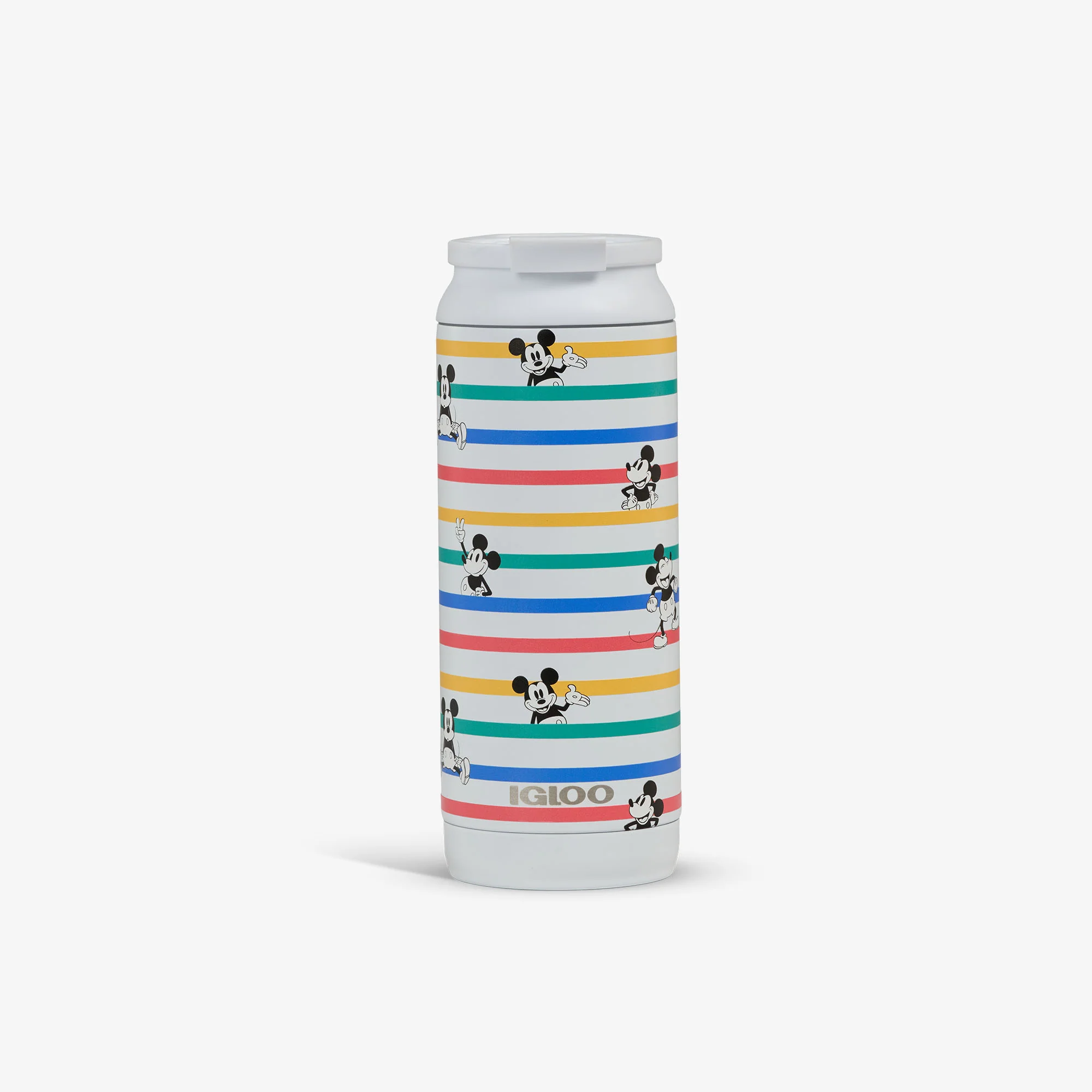 Disney Mickey Mouse Stripe 16 Oz Flip ‘n’ Sip Tumbler
