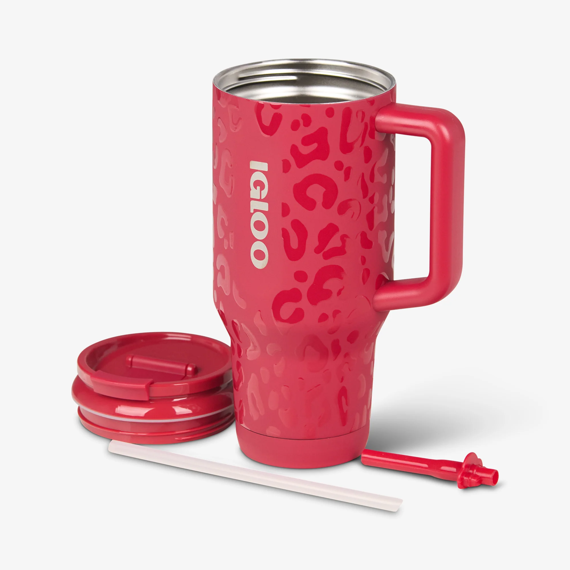 NFL 32 Oz Leopard Flip ‘n’ Sip Travel Mug - Image 47