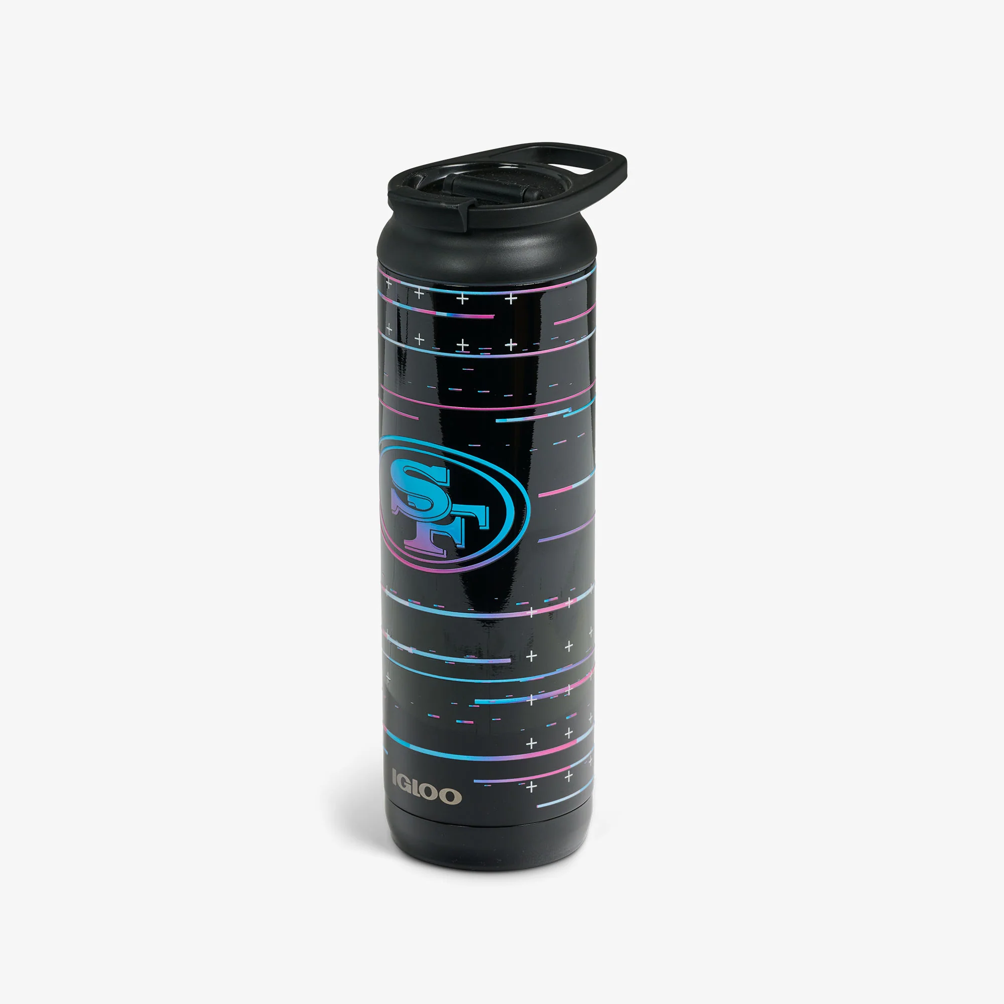 NFL Neon San Francisco 49ers 20 Oz Flip ‘n’ Sip Tumbler - Image 6